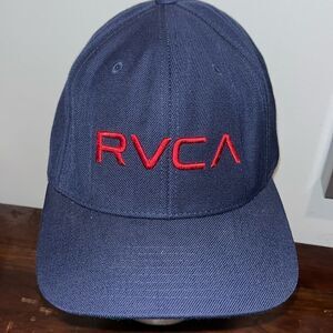 RVCA CM-CA Adjustable Snapback Gray OSFA Acrylic Wool Hat Mid-Fit Cap Hat NWOT